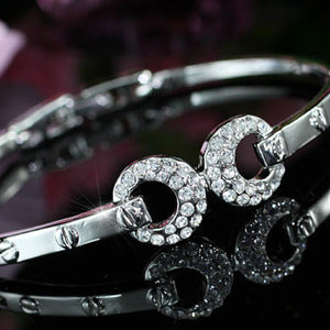 Stylish Bangle use Swarovski Crystal XSB091-0